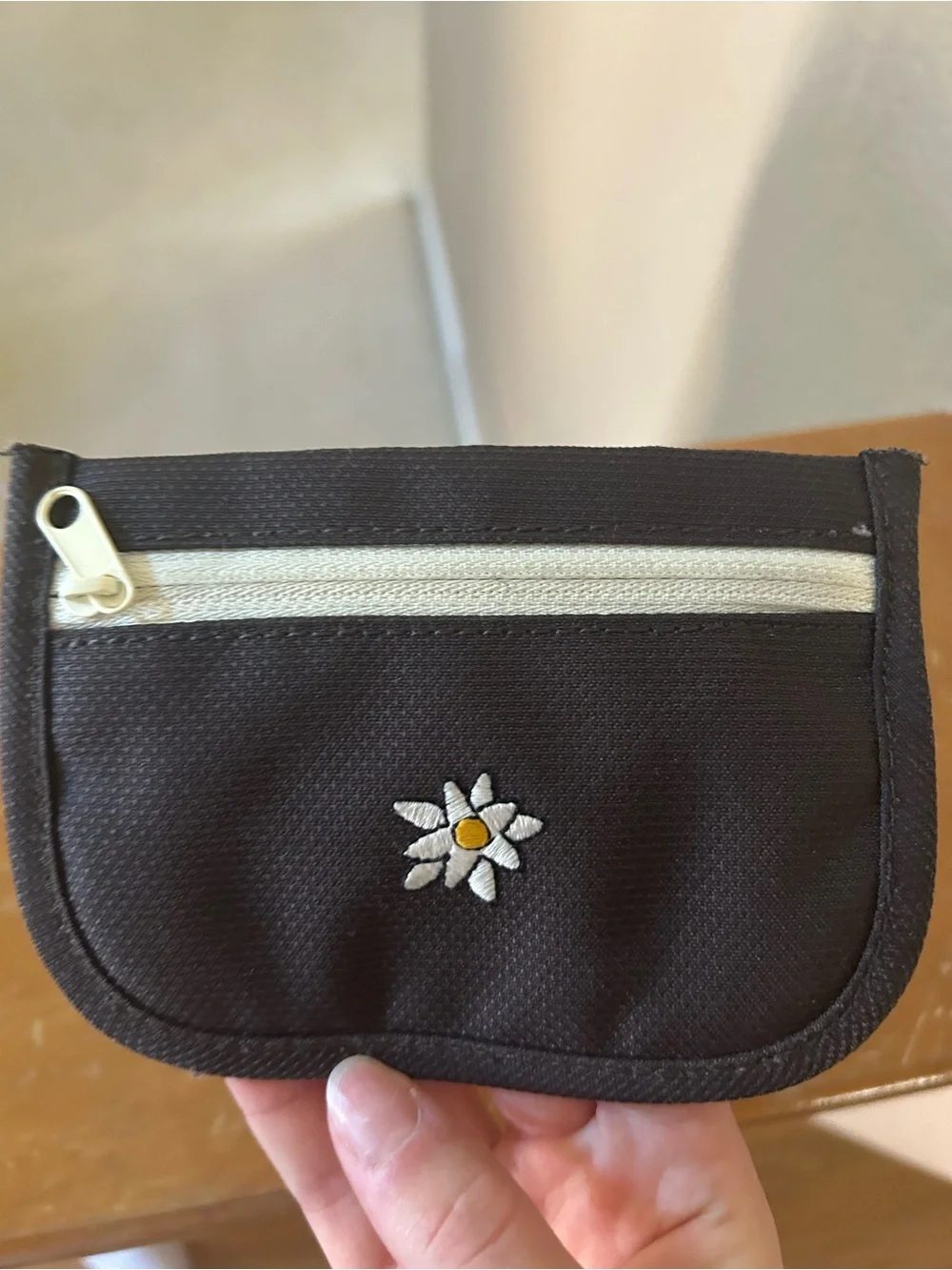 Sherpani Brown Crossbody Shoulder Bag with Teal and White Trim With Wallet